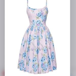 Pinup Couture - PUG Jenny dress, XS in Blue Rose